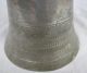 Large 1785 Lidded Pewter Tankard Decorated With Repairs Metalware photo 10