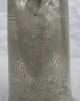 Large 1785 Lidded Pewter Tankard Decorated With Repairs Metalware photo 3