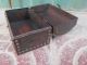 Box Chest Squard Carved Exquistie Bronze Old Chinese Ancient Other photo 5