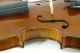 Italian Violin Labeled Gustavo Belli C.  2000 4/4 Old Antique Model.  Violino String photo 3