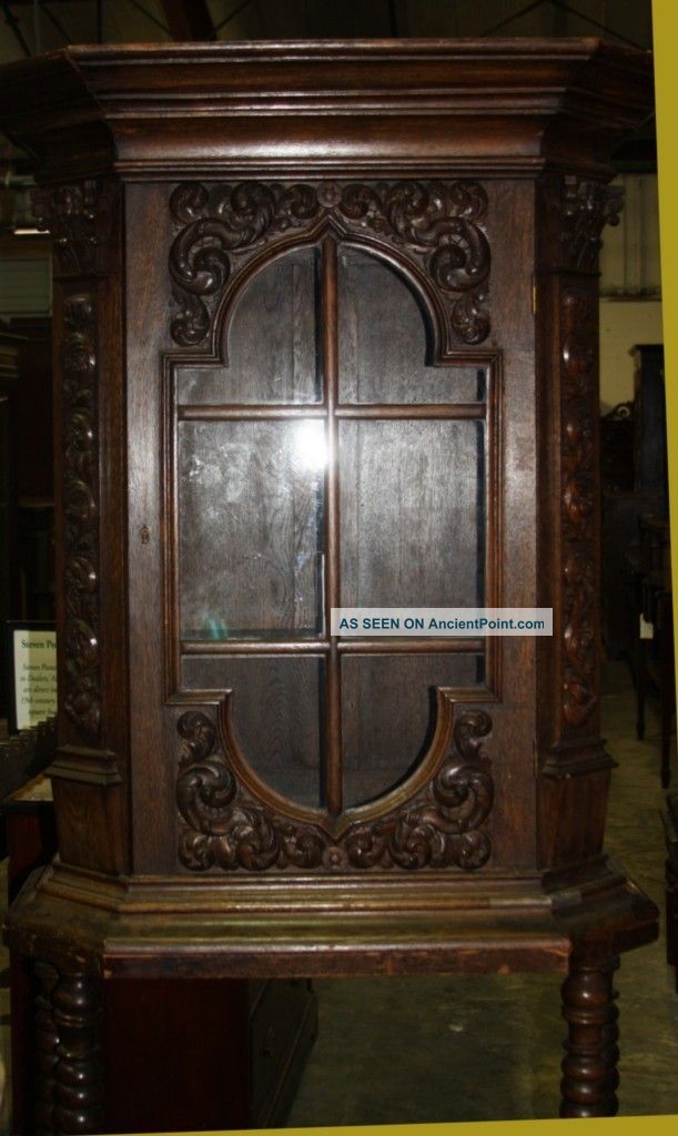 Fantastic Antique French Cabinet On Stand 1800-1899 photo