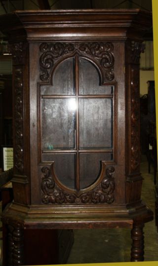 Fantastic Antique French Cabinet On Stand photo