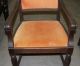 Pair Of Antique Carved Oak Chairs 1900-1950 photo 2