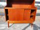 Mid Century Modern Danish Teak Bookshelf Sideboard Teak Shelving Wall Unit Mid-Century Modernism photo 4