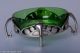 Liberty & Co Tudric Pewter Footed Dish With Green Glass Liner By Archibald Knox Art Nouveau photo 1