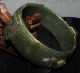 Chinese Old Hetian Bi Jade Carved Pair Of Cicada And Pair Of Fish Bracelet Bracelets photo 5