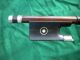 Old/antique Violin Bow Tourte Brand Silver Mounted Frog Octagonal C.  1890 - 1930 String photo 2
