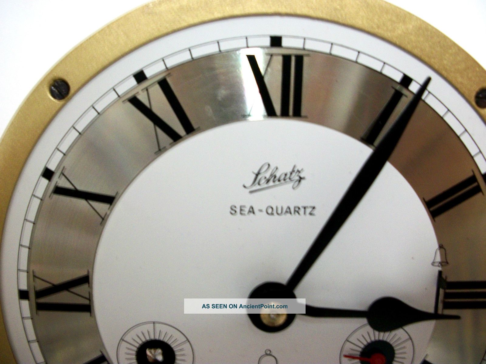 Vintage Schatz 8 Days Royal Mariner Sea Quartz Ships Clock Working