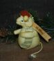 Primitive - Be Merry - Christmas Mouse - Fabric Mice / Ornament Primitives photo 1