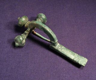 Fine Roman Bronze Crossbow Brooch / Fibula 2 photo
