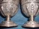 Victorian Silver Plate Pair Of Oil Lamps James Dixon & Son Lamps photo 2