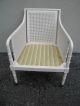 Mid - Century Hollywood Regencry Caned Tufted Side Chair 2740 Post-1950 photo 9