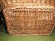 Vintage Lovely Primitive Braided & Woven Wicker Market Gathering Large Basket Primitives photo 6