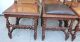Exquisite Set Of 6 French Carved Antique Oak Louis Xiii Dining Chairs 1800-1899 photo 5