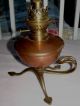 Art Nouveau Arts And Crafts Was Benson Copper And Brass Oil Lamp Arts & Crafts Movement photo 1