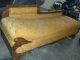 Antique Victorian 1900s Fainting Couch Lounge Chasises Eastlake Fold Out Bed 1900-1950 photo 3