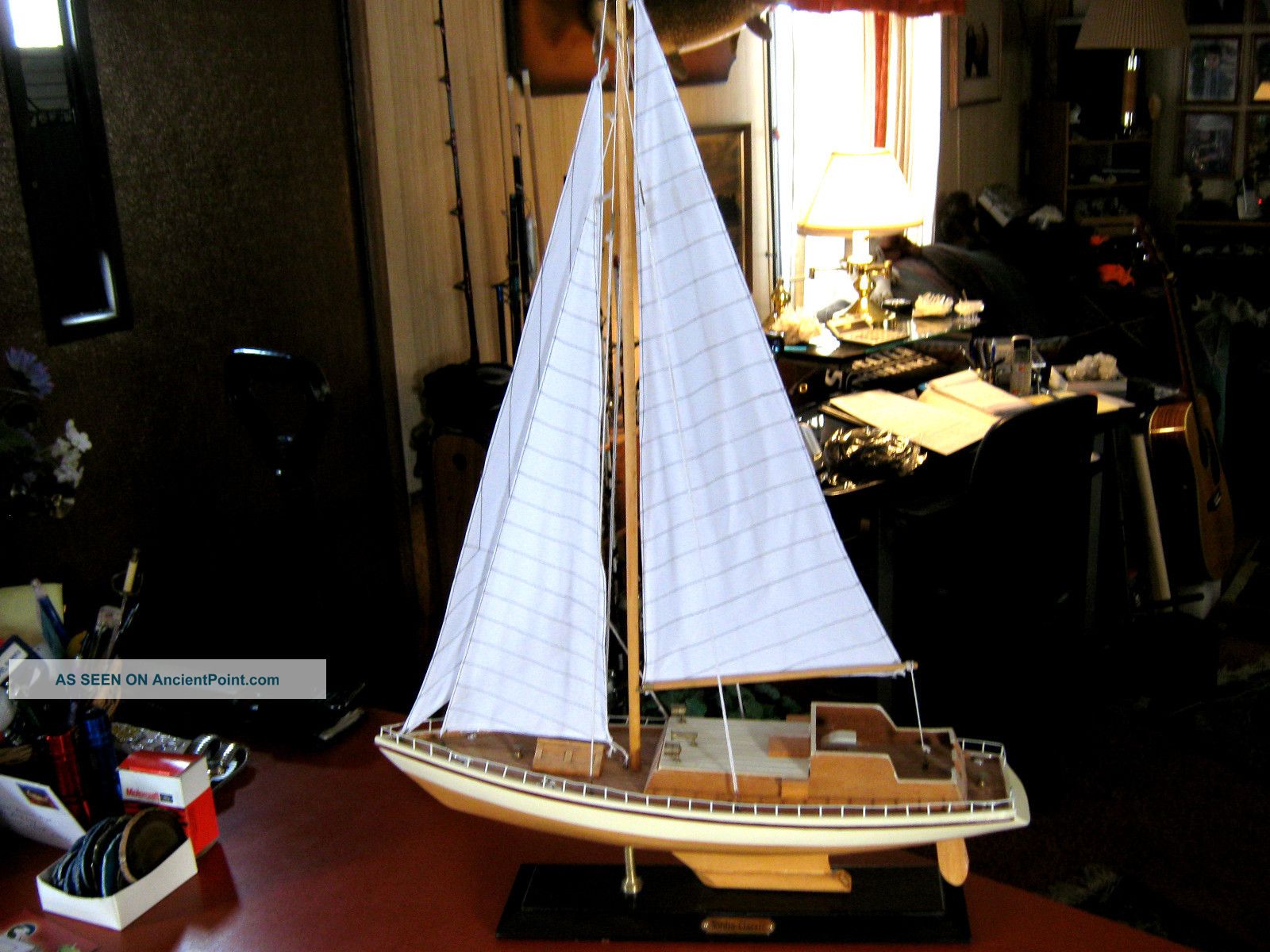 Handcrafted Nordia Classic Sailboat Wooden Model Yacht 30 "