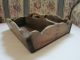 Early Antique Cutlery Box Tray Primitive Tote Primitives photo 3