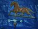 Antique Copper Weather Vane W/running Horse.  Near Perfect,  Never Cleaned Primitives photo 1