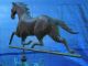 Antique Copper Weather Vane W/running Horse.  Near Perfect,  Never Cleaned Primitives photo 6