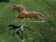 Antique Copper Weather Vane W/running Horse.  Near Perfect,  Never Cleaned Primitives photo 7