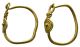 Gold Roman Earrings With Filigree 25mm 3.  75g R - 312 Roman photo 2