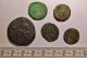 5 Ancient Roman Coins,  Green Patina On 3,  Detail.  Good Start. Roman photo 2
