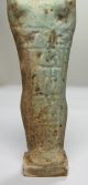 Pc2004uk A Late Period Egyptian Shabti In Glazed Faience With Heiroglyphics S9 Egyptian photo 1