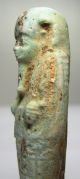 Pc2004uk A Late Period Egyptian Shabti In Glazed Faience With Heiroglyphics S9 Egyptian photo 2