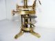 19th C.  Microscope With Mechanical Stage & Accessories By Fredrek Cox Other photo 3