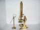 19th C.  Microscope With Mechanical Stage & Accessories By Fredrek Cox Other photo 8