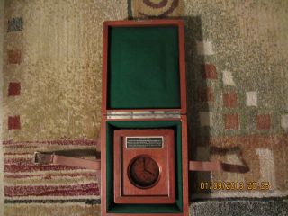 Hamilton Model 22 Chronometer Deck Watch W Box Us Navy C.  1942 photo