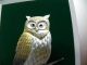 Finest Japanese Sterling Silver Owl In Relief By Takehiko Japan Amazing Details Other photo 2