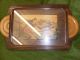 Hand Made Art Deco Wooden Signed Hand Painted Tray Trays photo 1