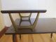 Vintage End Side Table Atomic Metal Accent 2 Tier Mid Century Danish Modern 1950 Mid-Century Modernism photo 2