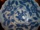 Set Of 2 Chinese Cobalt Blue & White Bowls Signed. Plates photo 6