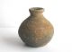 Antique Ancient Small Clay Earthenware Masonry Pot 2 3/4 