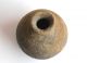 Antique Ancient Small Clay Earthenware Masonry Pot 2 3/4 