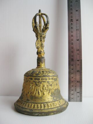 Thai Temple Buddha Bell 8 1/2 