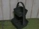 Vintage Reproduction Weathered Galvanized 2 Tier Metal Tote Primitives photo 4