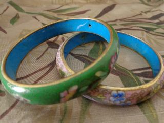 Qing Dynasty Cloisonne Bracelets photo