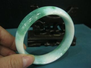 Chinese Green Jade Bangle/bracelet/internal Diameter 62mm R photo