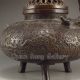 Chinese Bronze Incense Burner & Lid W Qing Dynasty Qian Long Mark Nr Incense Burners photo 1