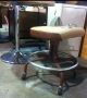 Mid Century Steampunk Eames Industrial Welch Metal Swivel Swag Leg Chair Stool Mid-Century Modernism photo 9