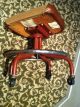 Mid Century Steampunk Eames Industrial Welch Metal Swivel Swag Leg Chair Stool Mid-Century Modernism photo 2