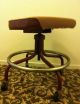Mid Century Steampunk Eames Industrial Welch Metal Swivel Swag Leg Chair Stool Mid-Century Modernism photo 6