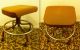 Mid Century Steampunk Eames Industrial Welch Metal Swivel Swag Leg Chair Stool Mid-Century Modernism photo 7
