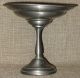 Small Vintage 1930s Solid Pewter Fruit Compote Metalware photo 1