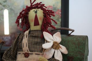 Raggedy Primitive He Loves Me Doll photo