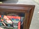 51358 Stained Glass Leaded Window With Jewels In Wood Frame 1940-Now photo 1